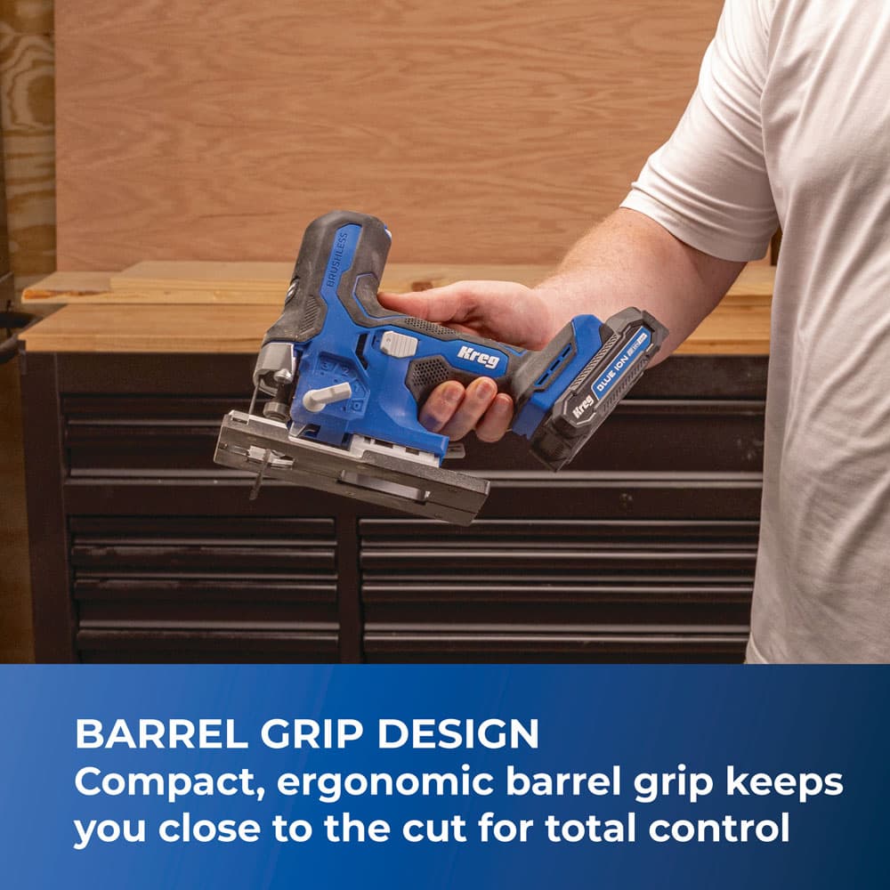 Kreg 20V Ionic Drive™ Barrel Grip Jigsaw - Image 3