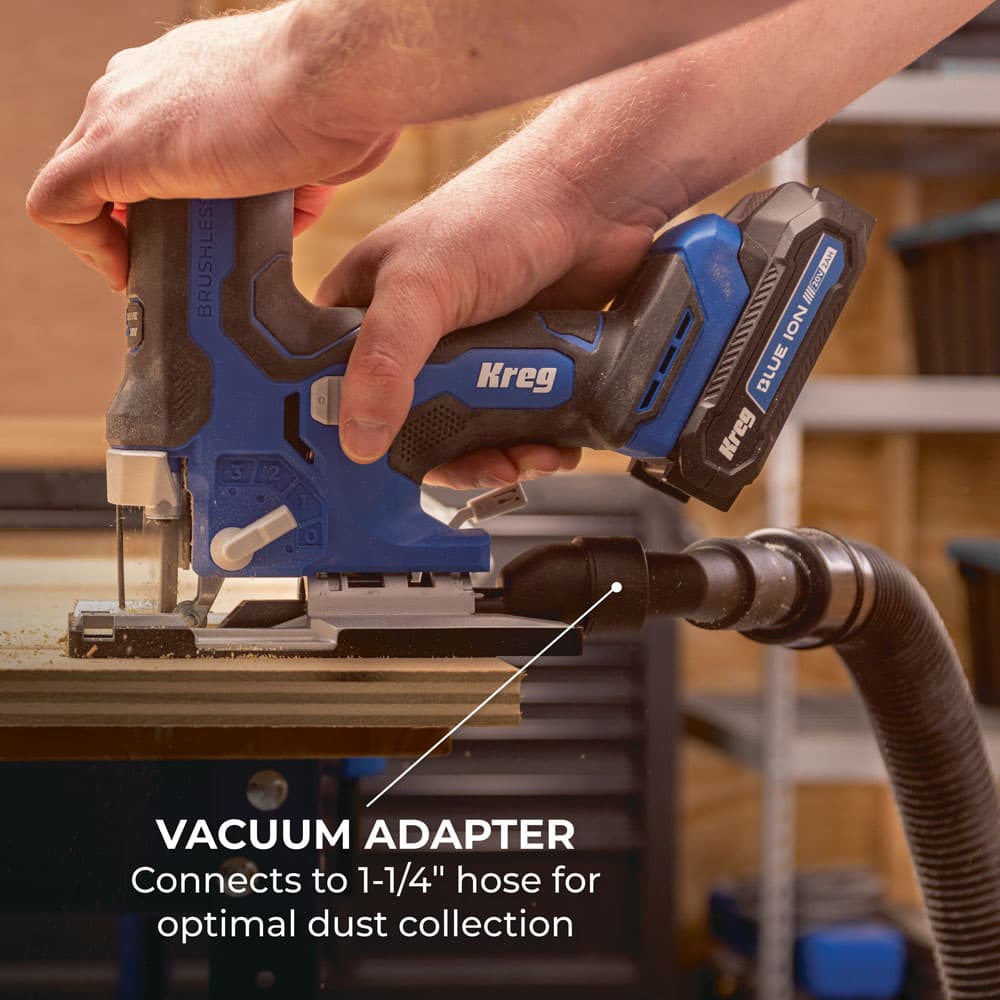 Kreg 20V Ionic Drive™ Barrel Grip Jigsaw - Image 8