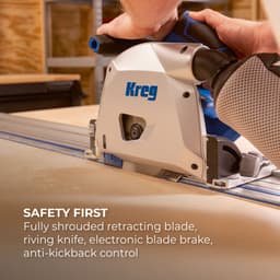 Kreg 20V Ionic Drive™ 6-1/2-in Plunge Cut Track Saw - Image 5