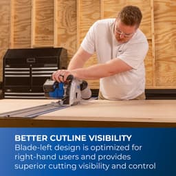 Kreg 20V Ionic Drive™ 6-1/2-in Plunge Cut Track Saw - Image 6