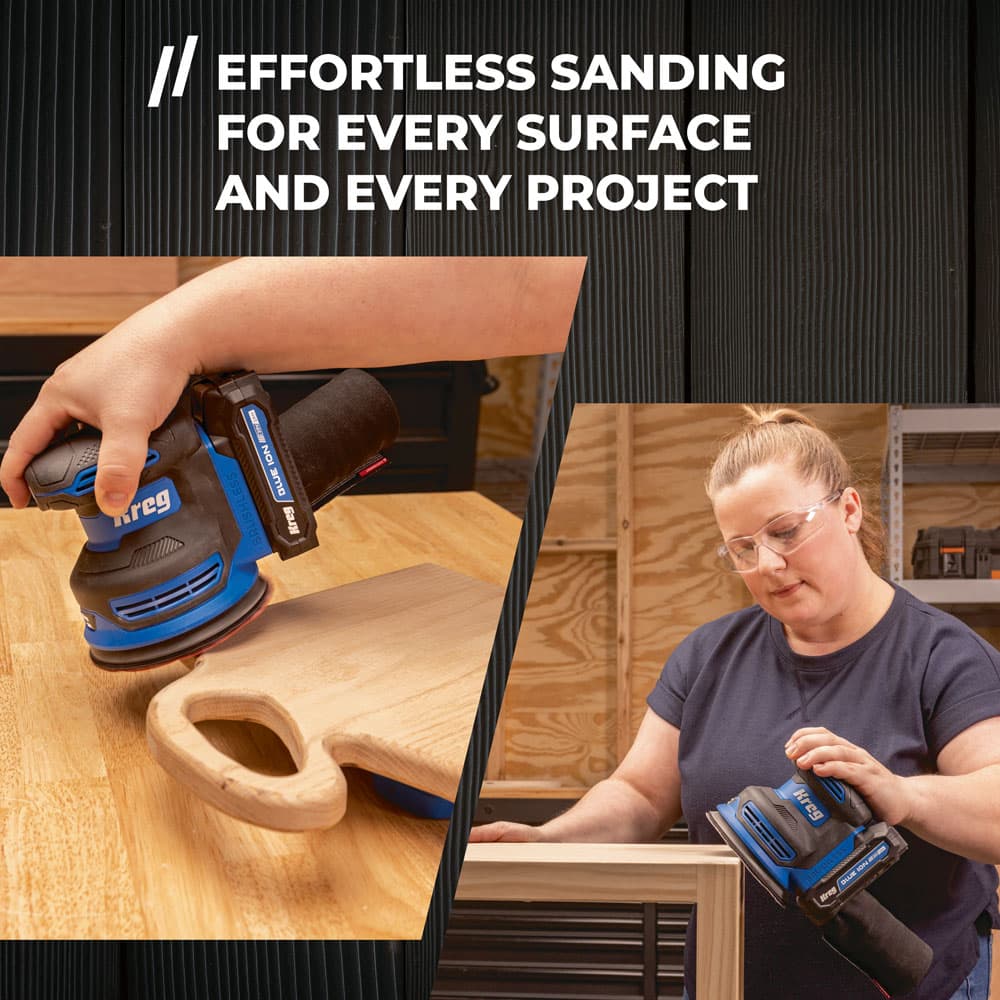 Kreg 20V Ionic Drive™ 5-in Random Orbit Sander - Image 2