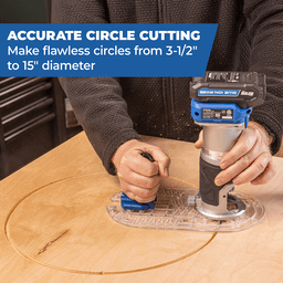 3-1/2" - 15" Trim Router Base Plate Alt 3 - Image