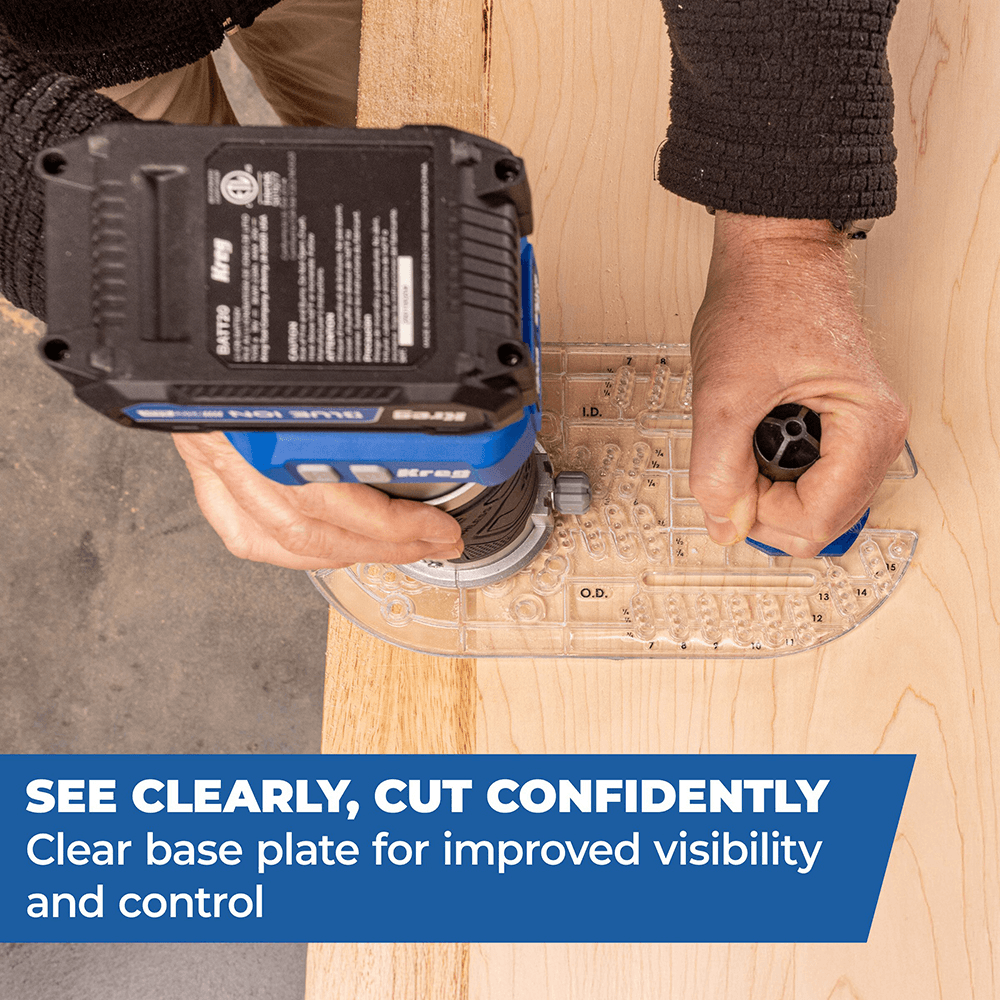 3-1/2" - 15" Trim Router Base Plate Alt 7 - Image