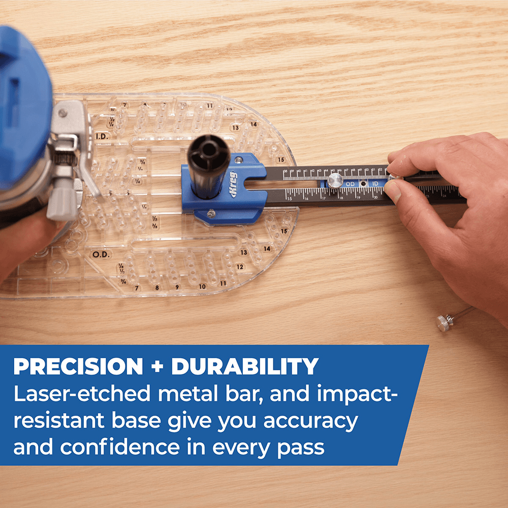 3-1/2" - 52" Trim Router Circle Guide Alt 7 - Image