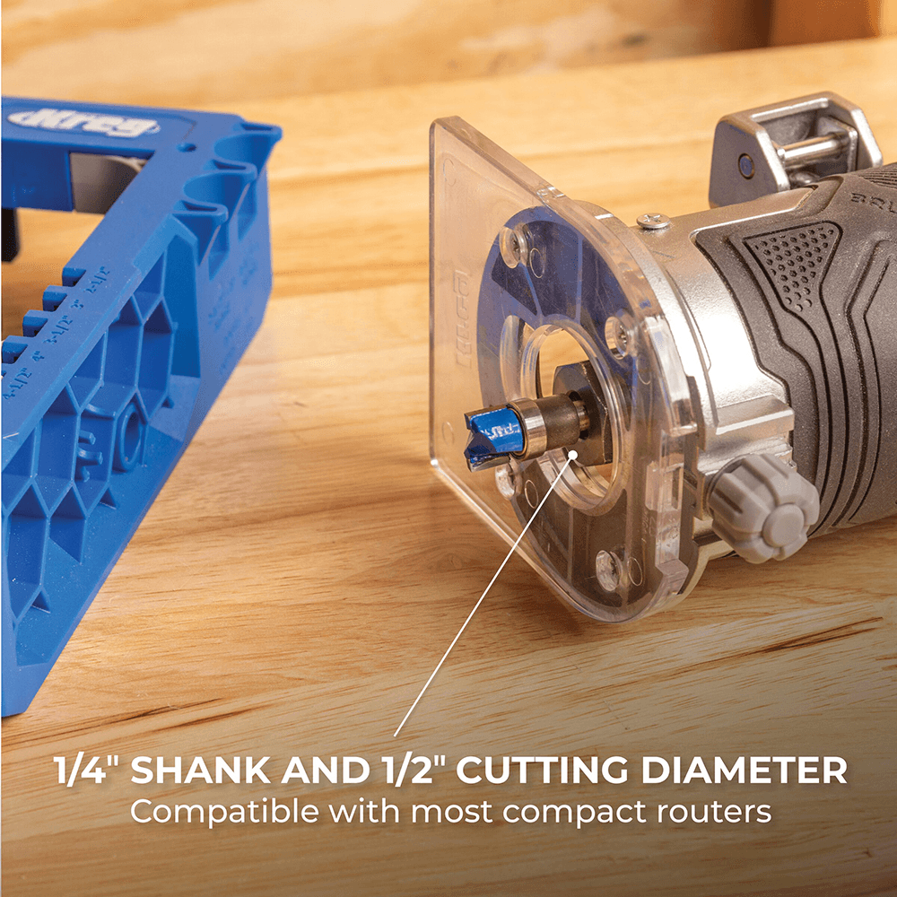 1/2" Flush Trim Bit, 1/4" Shank Alt 4 - Image