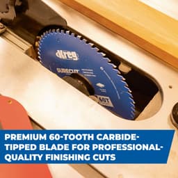 Kreg 10" SureCut™ Fine Finishing 60-Tooth Saw Blade - Image 3