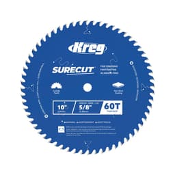 Kreg 10" SureCut™ Fine Finishing 60-Tooth Saw Blade - Main Image