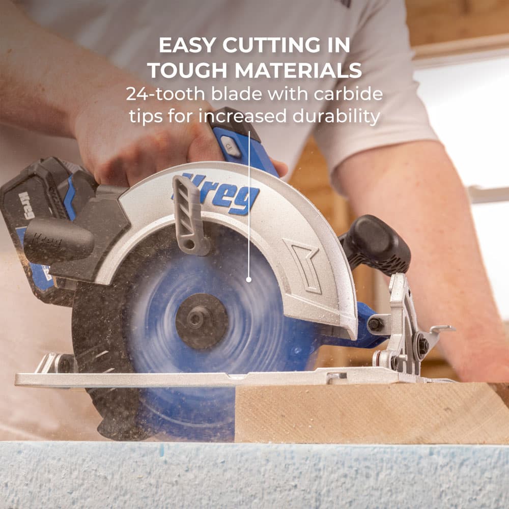 Kreg 7 1/4" SureCut™ General Purpose 40-Tooth Saw Blade - Image 5