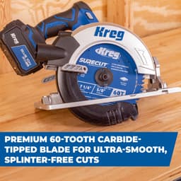 Kreg SureCut™ 7 ¼" 60-Tooth Ultra Fine Finishing Blade - Image 3