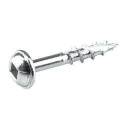 #8 x 1-1/4" Maxi-Loc Head Face Frame/Pocket-Hole Screw, Square Drive Coarse Thread and Type 17 Auger Point, Zinc, Box of 1.2 Thousand by Kreg - Alt Image 1