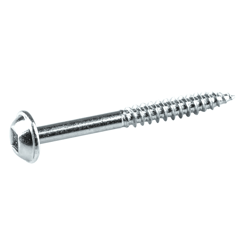 #7 x 1-1/2" Maxi-Loc Head Face Frame/Pocket-Hole Screw, Square Drive Fine Thread and Type 17 Auger Point, Zinc, Box of 5 Hundred by Kreg - Main Image