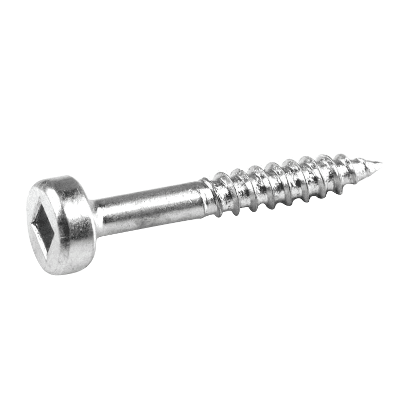 #6 x 1" Modified Pan Head Face Frame/Pocket-Hole Screw, Square Drive Fine Thread and Type 17 Auger Point, Zinc, Box of 5 Hundred by Kreg - Main Image