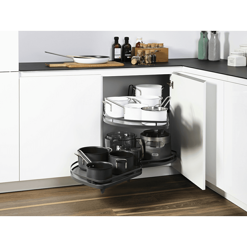 LeMans II 47-1/4" Highboard Kit, White Alt 3 - Image