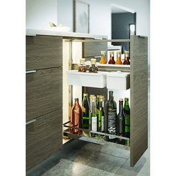 DISPENSA Base Pull-Out Set of 2 YOUBOXX, Silver Alt 2 - Image