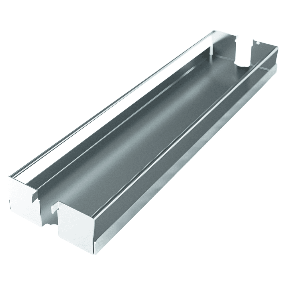 7" DISPENSA Base Pull-Out Metal Shelf, Silver (2/Piece) Main - Image