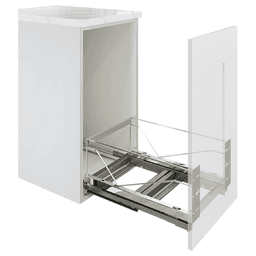 12-1/2" Wide Double Pull Out Frame Only, Chrome (16/Units) Main - Image
