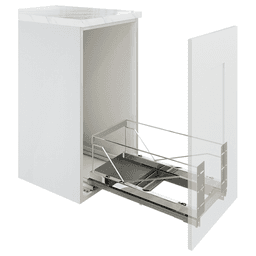 15-1/2" Wide Single Pull Out Frame Only, Chrome (16/Units) Main - Image