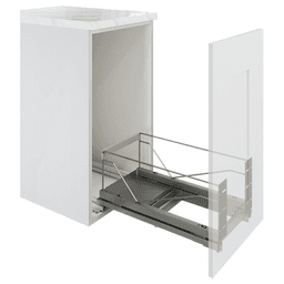 15-1/2" Wide Single Pull Out Frame Only, Silver (16/Units) Main - Image