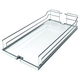10" DISPENSA Arena Classic Shelf, Chrome/White (2/Piece) Main - Image