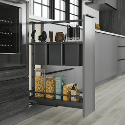 6" DISPENSA Base Pull-Out Utility Set, Anthracite Main - Image