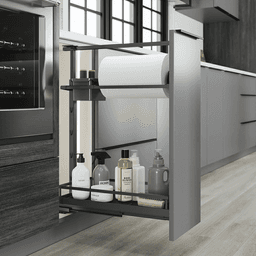 6-7/8" DISPENSA Base Pull-Out Paper Towel Holder Frame Set, Anthracite Main - Image