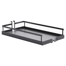 16&quot; DISPENSA Base Cabinet Organizer Pull-Out with Soft-Close/Arena Plus Style Shelves/Rails, Anthracite, 20&quot; - 28&quot; Height Main - Image