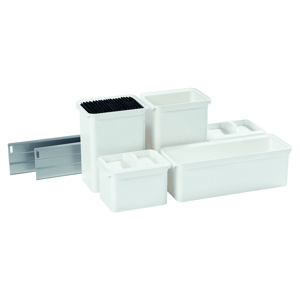 10&quot; DISPENSA YOUBOXX1 Base Cabinet Organizer Pull-Out/Arena Plus Shelf with Soft-Close, Chrome/Maple, 24&quot; - 32&quot; Height Main - Image