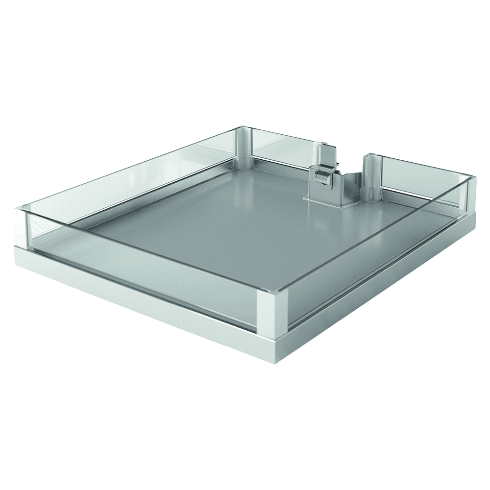 4-Shelf LAVIDO Medium Pantry Pull-Out Kit with Soft-Open/Soft-Close/Arena Plus Shelves, Chrome/Anthracite, 44-1/2&quot; Height Main - Image