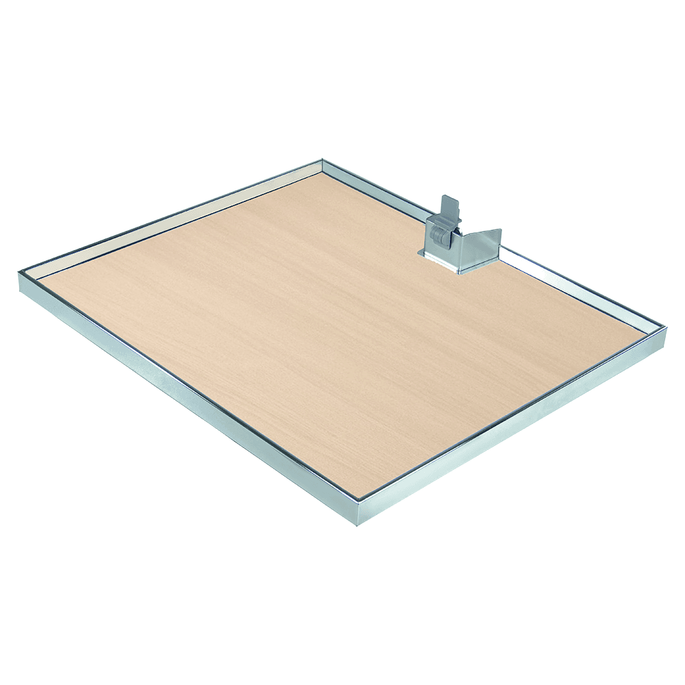 5-Shelf LAVIDO Large Pantry Pull-Out Kit with Soft-Open/Soft-Close/Arena Plus Shelves, Chrome/Maple Alt 1 - Image