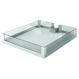 5-Shelf LAVIDO Large Pantry Pull-Out Kit with Soft-Open/Soft-Close/Arena Plus Shelves, Chrome/White, 68-1/8&quot; Height Main - Image