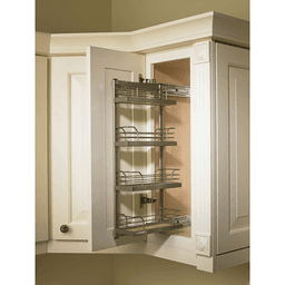 3&quot; 2-Tier/5&quot; 2-Tier Spice Rack Kit with Arena Plus Shelves/Pull-Out, Champagne/Maple Alt 3 - Image