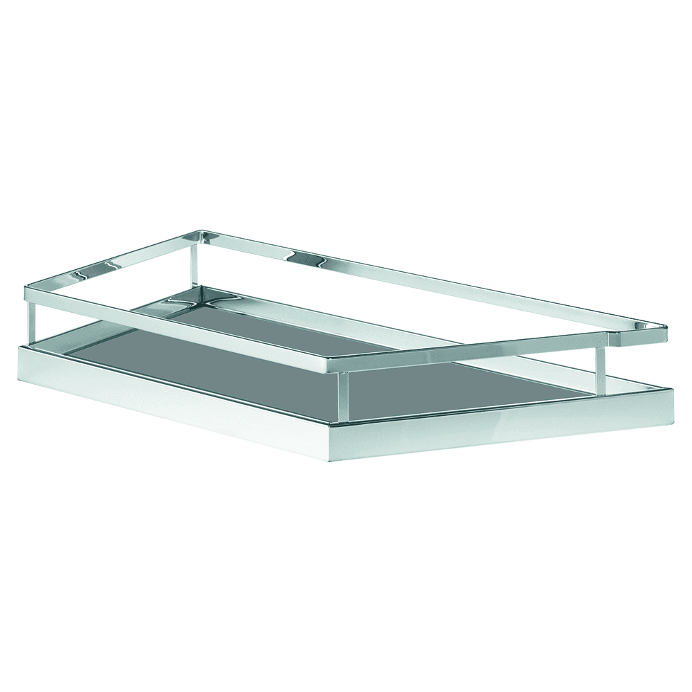 6-Shelf TANDEM Large Pantry Pull-Out Kit with Soft-Open/Soft-Close/Arena Plus Style Shelves, Chrome/Anthracite Alt 1 - Image