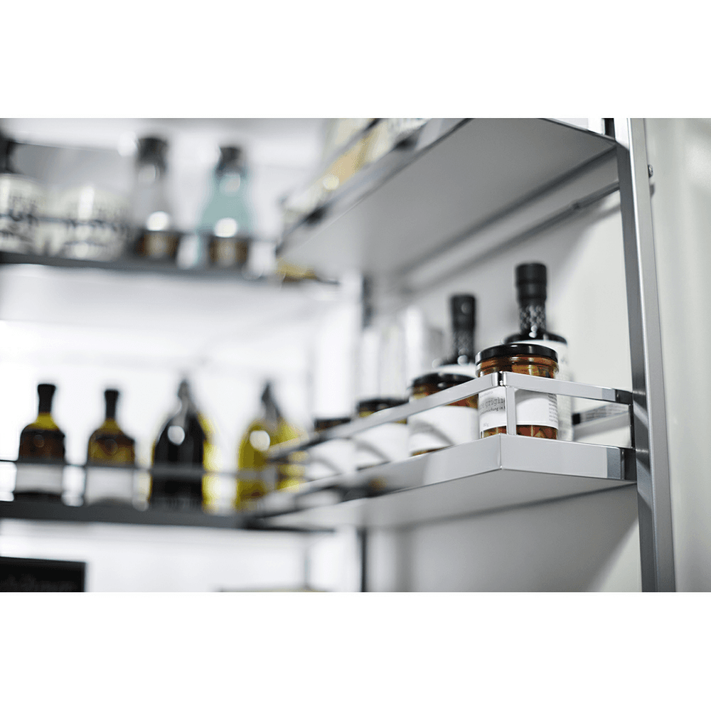 6-Shelf TANDEM Large Pantry Pull-Out Kit with Soft-Open/Soft-Close/Arena Plus Style Shelves, Chrome/Anthracite Alt 3 - Image