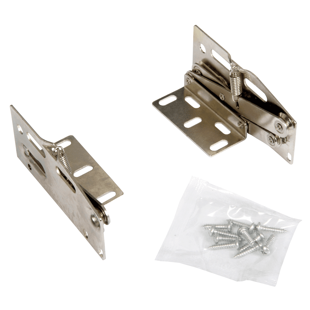 2-7/8" Nickel-Plated Spring Loaded Scissor Hinge with Self-Closing - Main Image