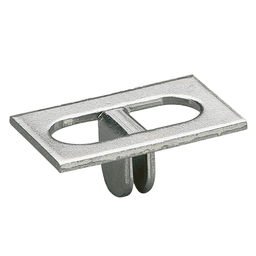 Anochrome Finish Back Shelf Rest for 1" Adjustment Brackets - Knape And Vogt