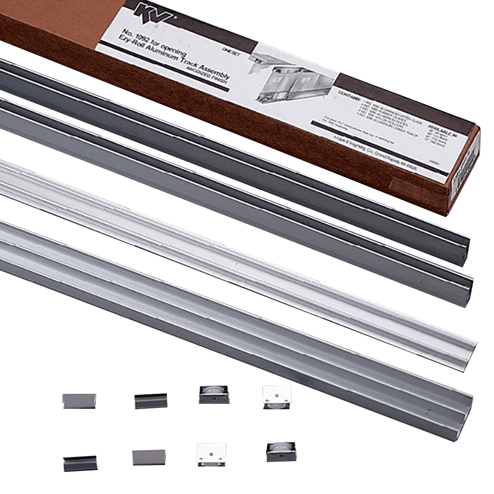Knape And Vogt P1092 72" Roll-Ezy Track Assembly Set for Sliding Glass Door
