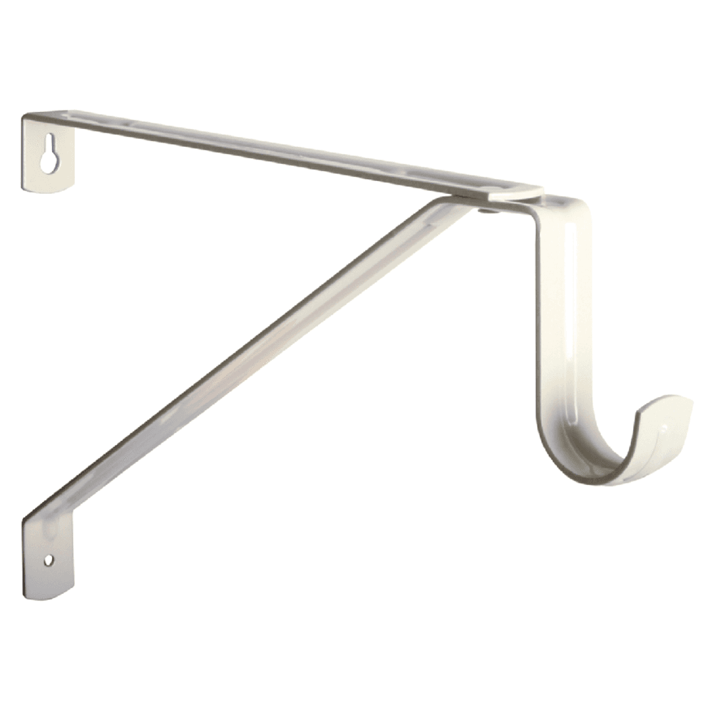 Adjustable Shelf Support - Knape And Vogt - 12" Long - Bright White Finish - Image 2