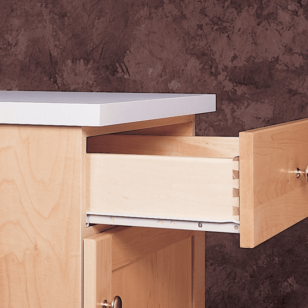 18 inch Q/Pack Euro Drawer Slide with 3/4 Extension