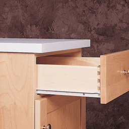 18 inch Q/Pack Euro Drawer Slide with 3/4 Extension