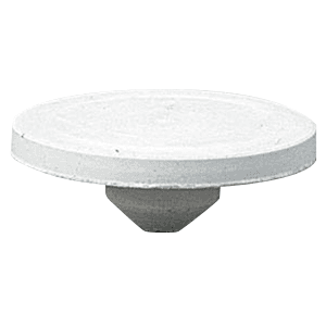 Gray rubber cushion for KV129 shelf with 1" adjustment standards and brackets by Knape And Vogt