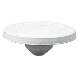 Gray rubber cushion for KV129 shelf with 1" adjustment standards and brackets by Knape And Vogt
