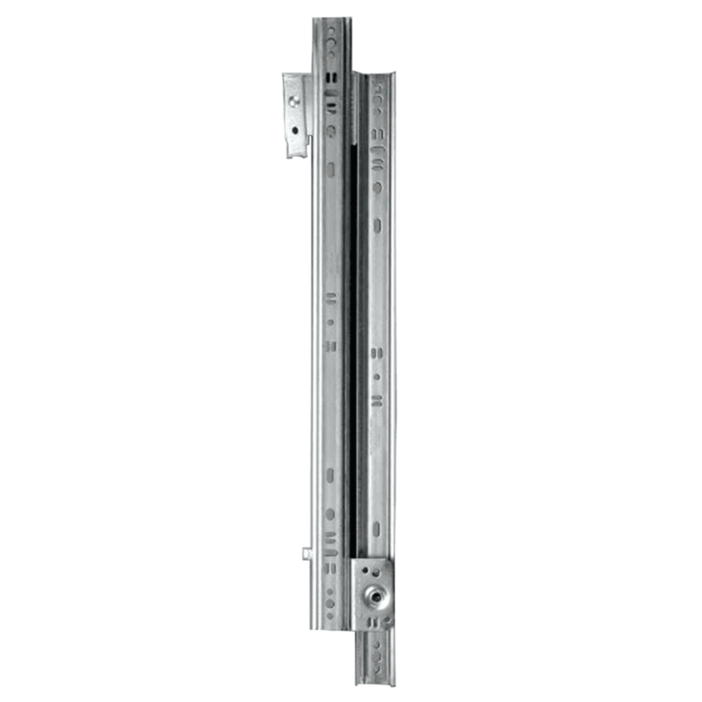 1300 Drawer Slide with 75lb Capacity, 3/4 Extension, Side-Mount, Zinc, 20", Bulk Box - Alt Image 1