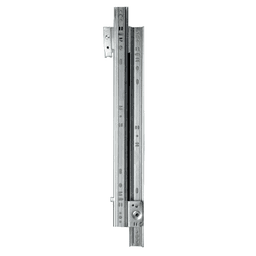 Polybag packed Knape And Vogt 1300 Drawer Slide with 75lb Capacity, Side-Mount, Zinc, 14", 3/4 Extension