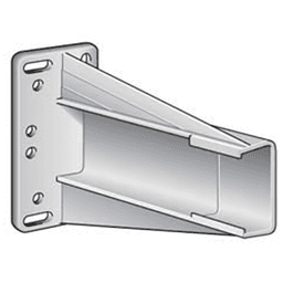 Rear-mount bracket for KV1805, fits right-hand, almond color, 4 inches