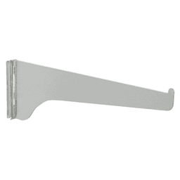 12" KV180 Regular-Duty Shelf Bracket, Anochrome Finish 100/Box for Retail and Office Storage