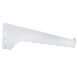 14 inch white finish KV180 regular-duty shelf bracket by Knape and Vogt