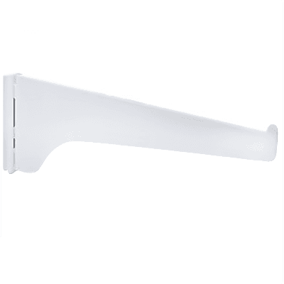 6" KV180 Regular-Duty Shelf Bracket in White Finish - Knape And Vogt