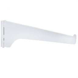 6" KV180 Regular-Duty Shelf Bracket in White Finish - Knape And Vogt