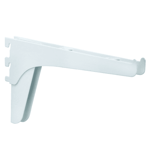 Durable and Sturdy 12" KV185 Double Slot Shelf Bracket by Knape And Vogt