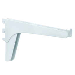Durable and Sturdy 12" KV185 Double Slot Shelf Bracket by Knape And Vogt